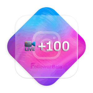 100 بازدید کننده لایو اینستاگرام