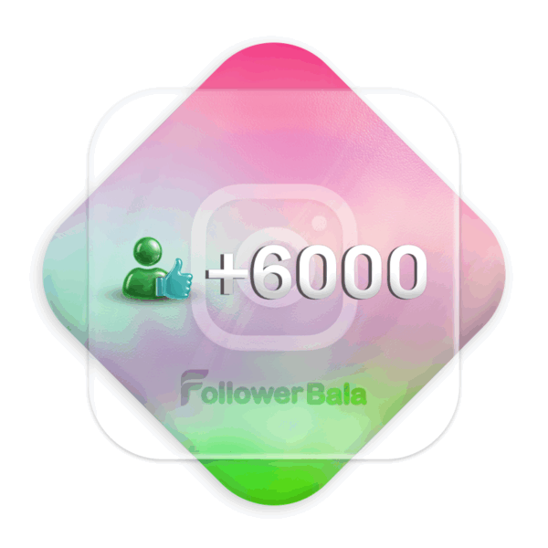 6000 فالوور 1000 لایک به هر پست آخر اینستاگرام