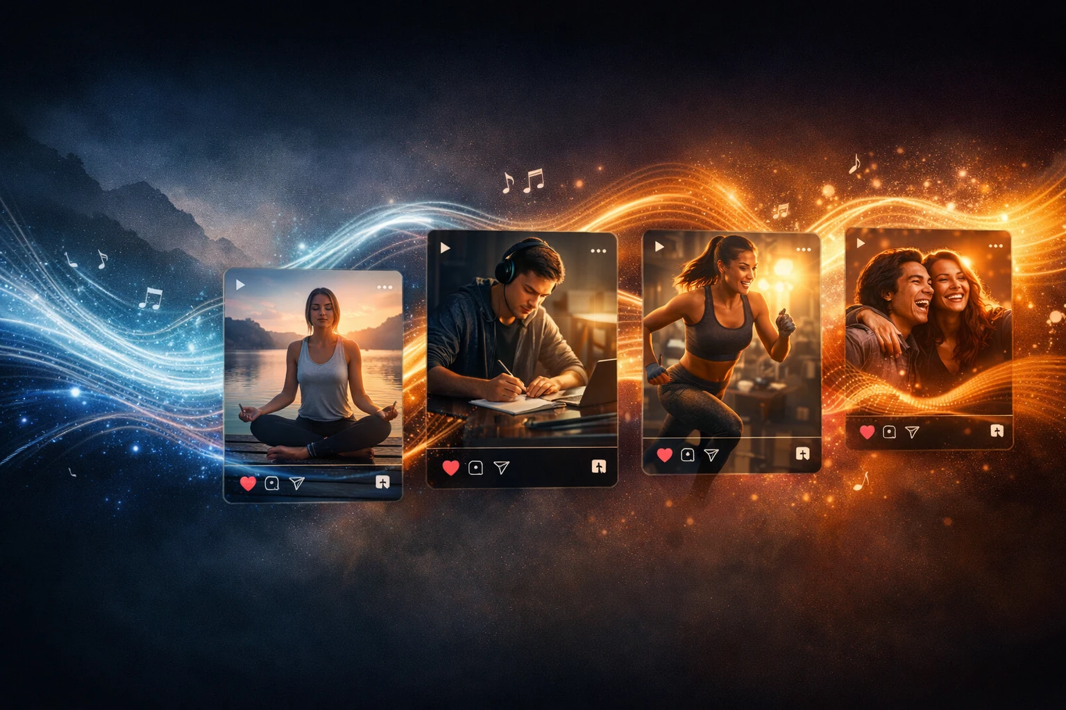 آهنگ بی‌کلام برای تولید محتوا اینستاگرام