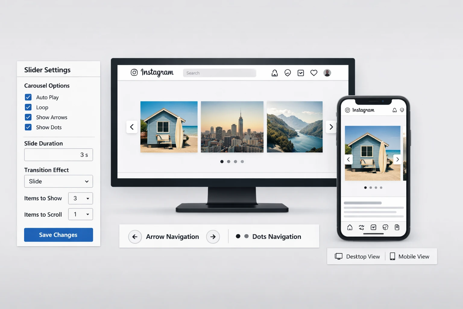 Instagram Slider Widget